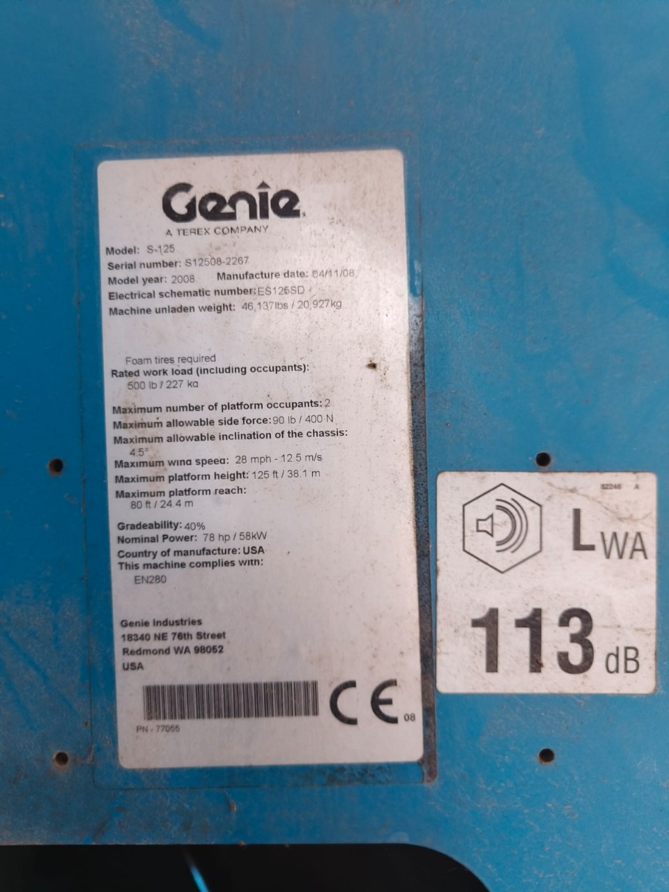 Sold - Articulated Boom Lift - View 3